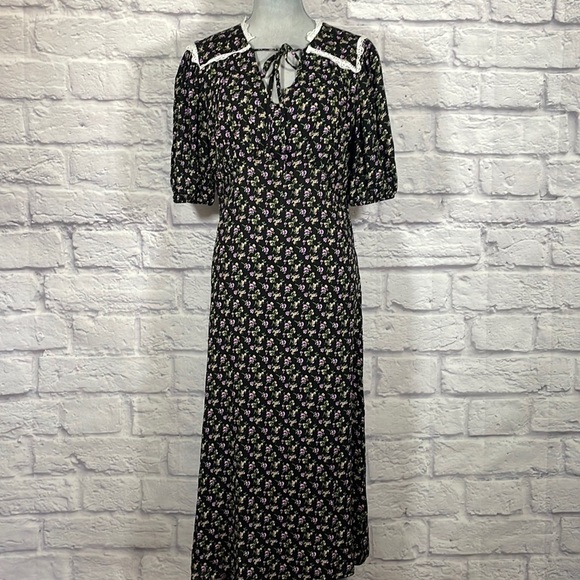 NWT Dual Nature prairie style midi dress - Picture 1 of 11